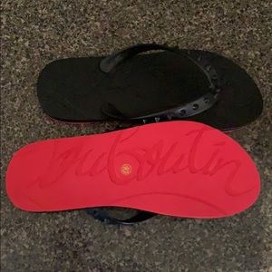 Red Sole Flip Flops